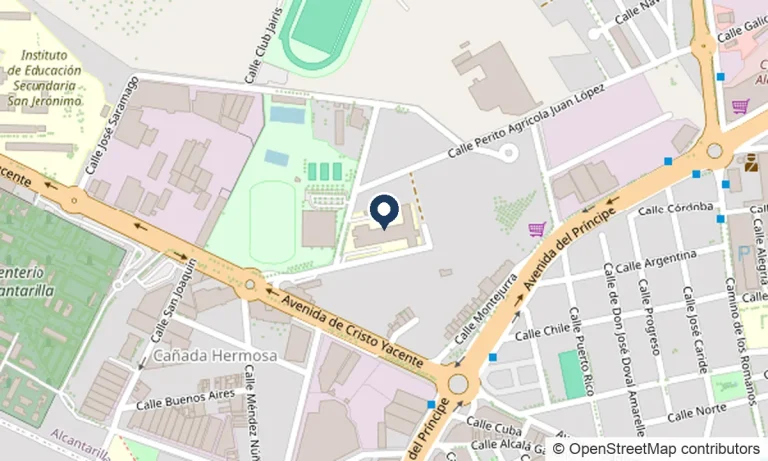 Mapa de situación del Hospital Viamed San José